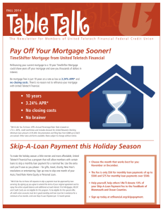 Pay Off Your Mortgage Sooner!