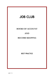 JC Books of Account and Record Keeping