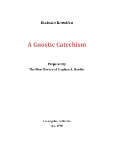 A Gnostic Catechism