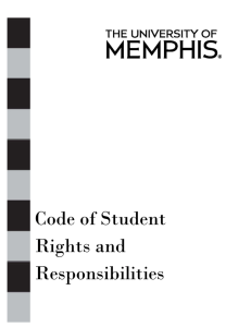 Student Handbook: Code of Student Rights and Responsibilities