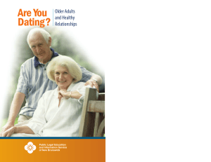 Are You Dating? Older Adults and Healthy Relationships