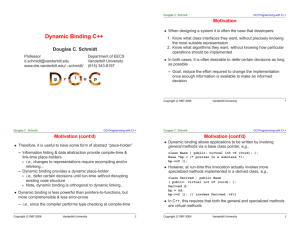 Dynamic Binding C++