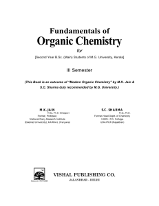 Organic Chemistry - vishal publishing co.