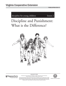 Discipline and Punishment: What is the Difference?