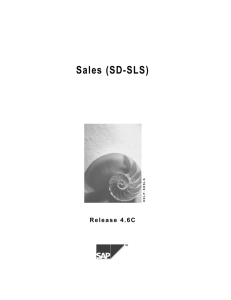 Sales (SD-SLS)