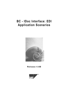 BC - IDoc Interface: EDI Application Scenarios