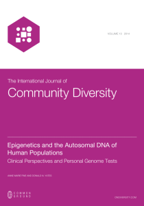 Epigenetics and the Autosomal DNA of Human Populations