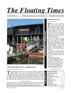 The Floating Times - Floating Homes Association