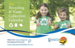 Recycling & Waste Collection Calendar