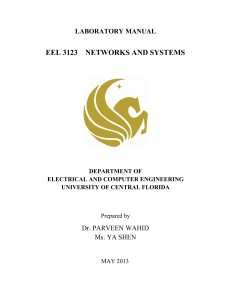 EEL 3123 Lab Manual - ECE - University of Central Florida