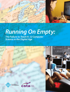 Running on Empty: The Failure to Teach K