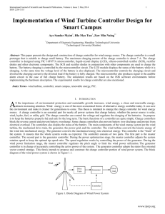 Implementation of Wind Turbine Controller Design for Smart Campus