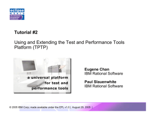 EclipseCon 2005 Tutorial 22