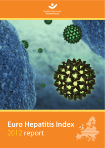 Euro Hepatitis Index 2012 Report