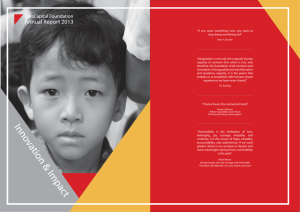 2013 Annual Report - VinaCapital Foundation