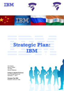 Strategic Plan: IBM