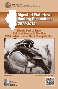Digest of Waterfowl Hunting Regulations