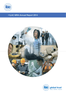 ILAC MRA Annual Report 2014