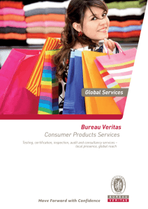 Bureau Veritas Consumer Products Services Global Services