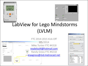 LabView for Lego Mindstorms (LVLM)
