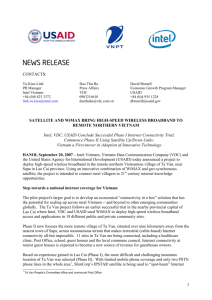 Intel, VDC, USAID Lao Cai / Ta Van press release