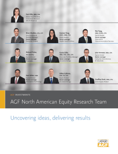 AGF North American Equity Research Team