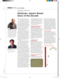 Nintendo: Japan's Brand Story of the Decade