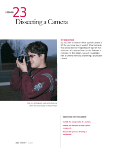 Dissecting a Camera - Carolina Curriculum