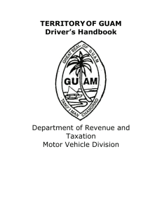 Territory of Guam Driver's Handbook