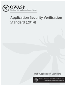 Application Security Verification Standard (2014)