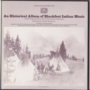An lIistorical Album of Blackfoot Indian Kusic