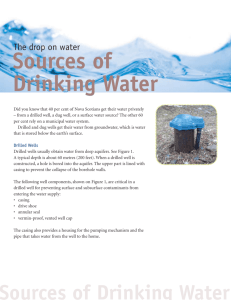 Sources of Drinking Water - Government of Nova Scotia