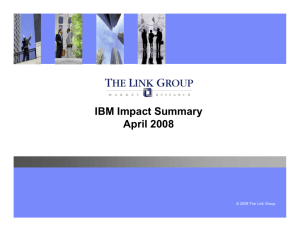 IBM Impact Research Summary 04-28-08SW