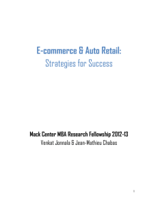 E-commerce & Auto Retail: Strategies for Success