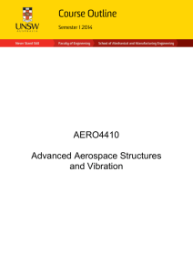 AERO4410 Advanced Aerospace Structures and