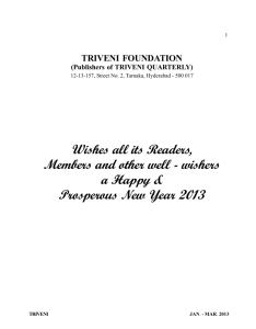 March 2013 - Triveni Journal