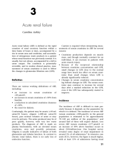 Acute renal failure - Pharmaceutical Press