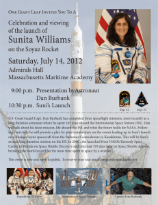 Sunita Williams - Astro Suni's Blog