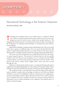 Educational Technology in the Science Classroom
