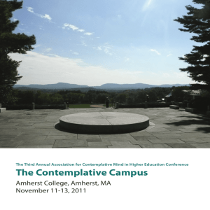 The Contemplative Campus - The 8th Annual ACMHE Conference