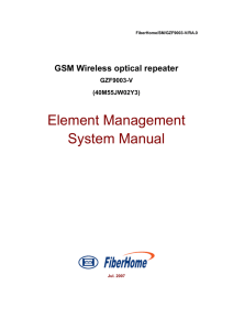 Element Management System Manual