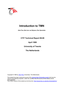 Introduction to TMN