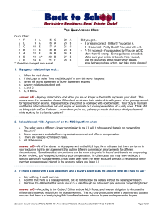 answer sheet - BerkshireRealtors