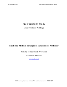 Pre-Feasibility Study
