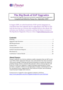 The Big Book of SAP Upgrades