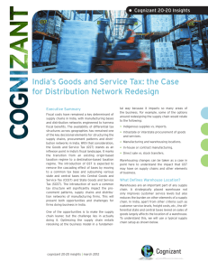 India's Goods and Service Tax: the Case for Distribution