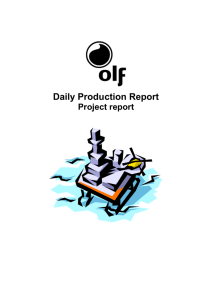 Daily Production Report