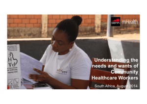 Community Healthcare Worker Research Report