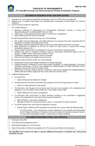 HQP-HLF-002 Checklist of Requirements for Loan - Pag
