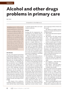 Alcohol and other drugs problems in primary care